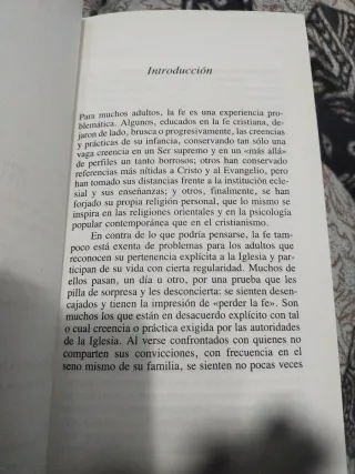 Una Fe adulta El proceso de maduración en la fe