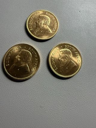 Moneda Oro Krugerrand 1 Onza, varias unidades.
