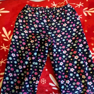 Pijama invierno niña flores