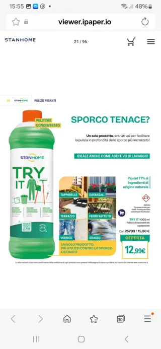 Stanhome Try It Pulitore Concentrato