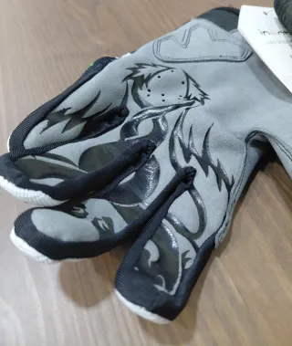 Luvas de Cross Motion Pretas e Multicolor