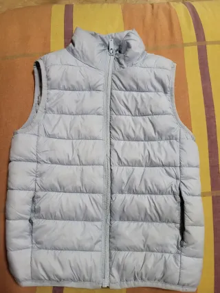 Lote 2 chalecos acolchados ligero cuello alto