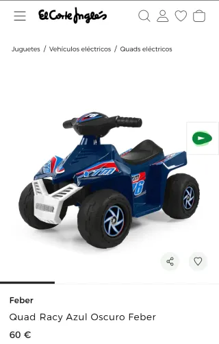 Quad Racy Azul Oscuro Feber