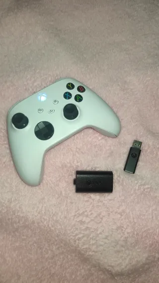 Mando Xbox Series X + Pila oficial + Adaptador PC