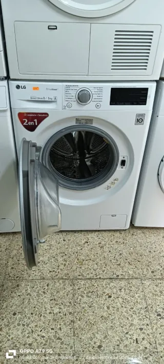 LAVADORA CON SECADORA L.G 8 KG A 5 KG