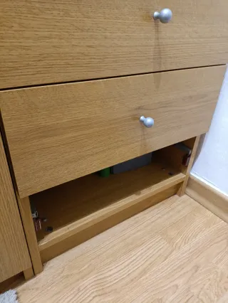 Armarios de madera y cristal