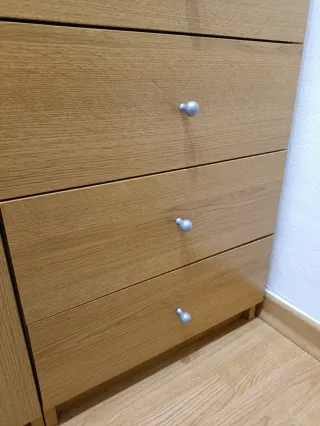 Armarios de madera y cristal