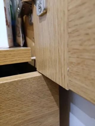 Armarios de madera y cristal