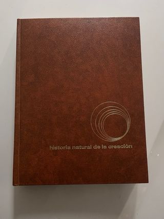 2 libros historia natural de la creación