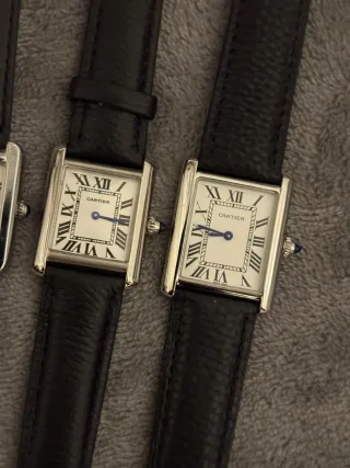 Cartier Tank Plata 3 Tamaños