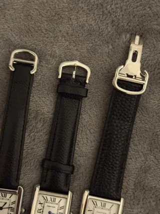 Cartier Tank Plata 3 Tamaños