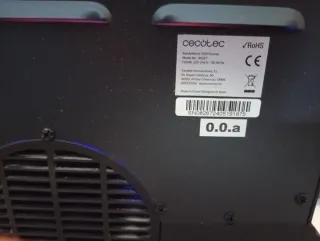 Estufa Eléctrica Cecotec Negra