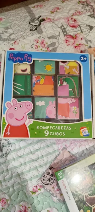 Lote Puzzles: Peppa Pig, Sonic