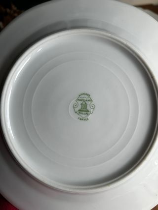 Juego de Postre porcelana  Limoges