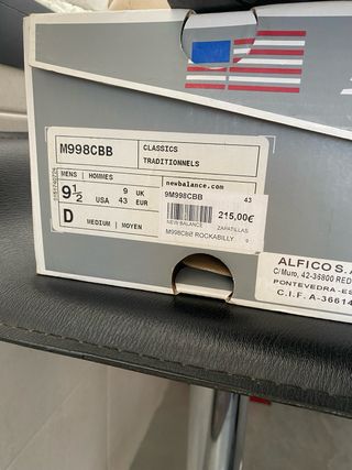 New Balance 998 Beige/Gris