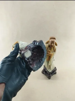 Figuras Fu Xing y Zughe Liang Esteatita