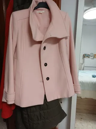 Chaquetón rosa