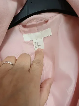 Chaquetón rosa