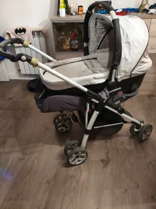 Carro Bebé Jané SOLO 3 en 1 color gris