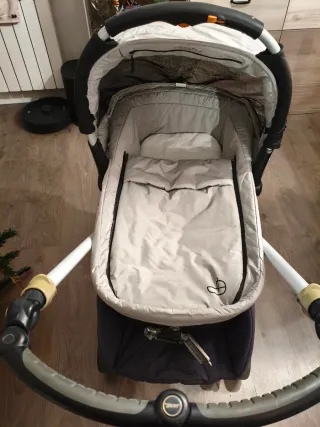 Carro Bebé Jané SOLO 3 en 1 color gris