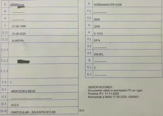 Mercedes-Benz Sprinter 1999