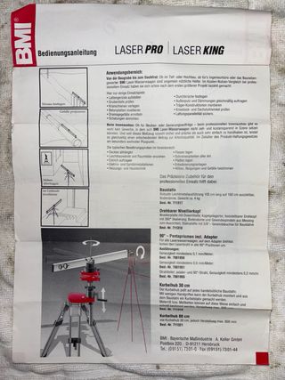 Nivel Láser BMI LASERKING 670