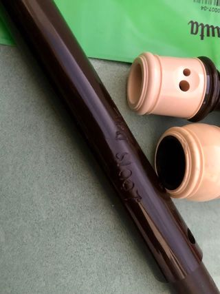 Flauta Dulce Yamaha Soprano Negra