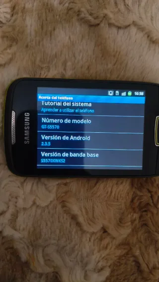 Samsung Galaxy Mini GT-S5570 - Movistar Nero/Verde