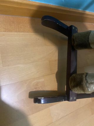 Caballo balancín de peluche