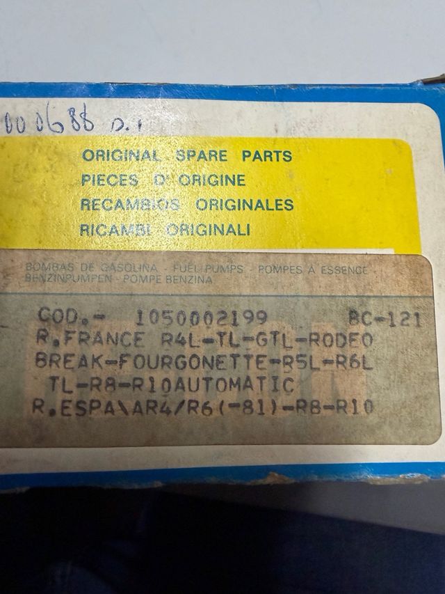 Bomba gasolina Renault 4L