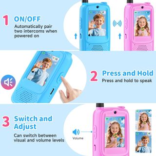 2 Walkie-Talkies Recargables Nuevos