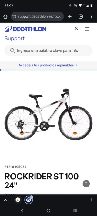 Bicicleta infantil 8-12 años