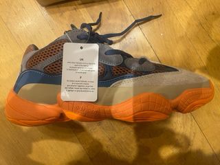 yeezy 500 orange and blue
