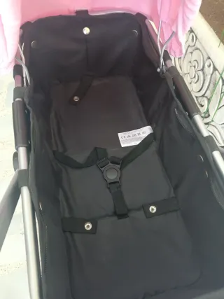 Carrito de paseo Nenuco 3 en 1 rosa