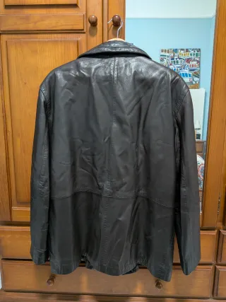 Chaquetón Piel Caballero Marrón Talla L