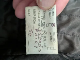 Chaquetón Piel Caballero Marrón Talla L