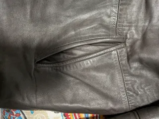 Chaquetón Piel Caballero Marrón Talla L