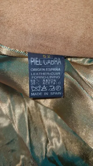 Chaqueta Cazadora Ante Marrón