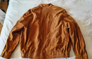 Chaqueta Cazadora Ante Marrón