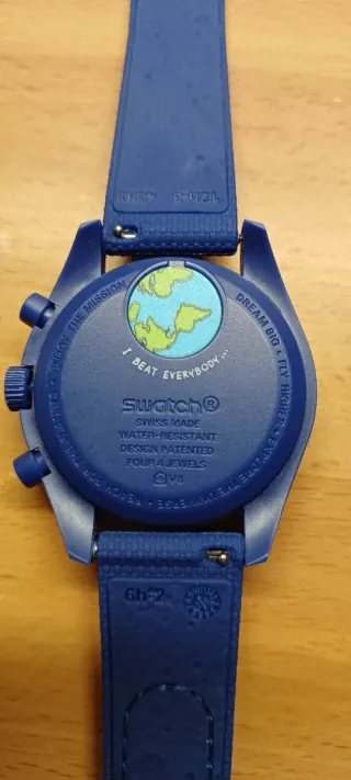 Swatch Mission to Earthphase Moonshine Gold