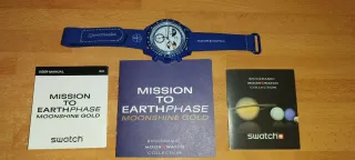 Swatch Mission to Earthphase Moonshine Gold