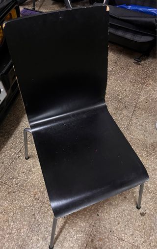 Sillas Negras Diseño Moderno
