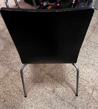 Sillas Negras Diseño Moderno