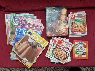 Lotto Libro Riviste Ricette Cucina Italiana Vintag