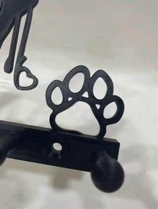 Chaveiro / cabide de trela cão  - 5 suportes