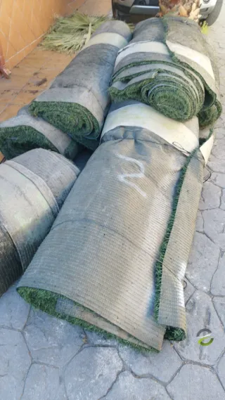 Césped artificial reciclado