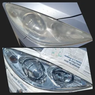 Pulido y lacado de faro, servicio solo a domicilio