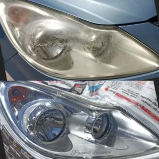 Pulido y lacado de faro, servicio solo a domicilio