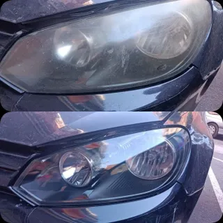 Pulido y lacado de faro, servicio solo a domicilio