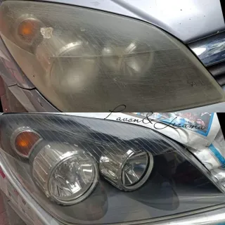 Pulido y lacado de faro, servicio solo a domicilio